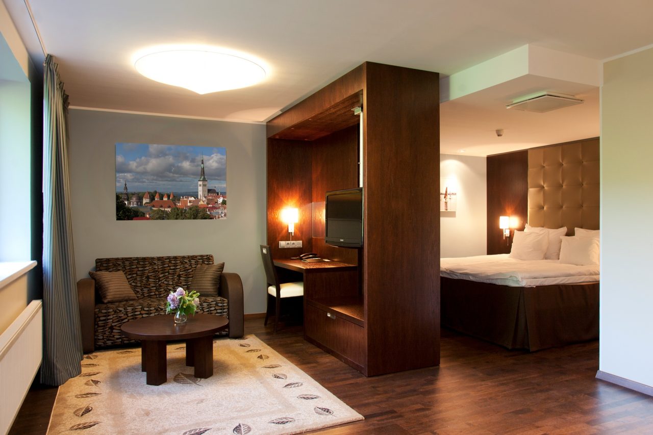 upscale hotel room